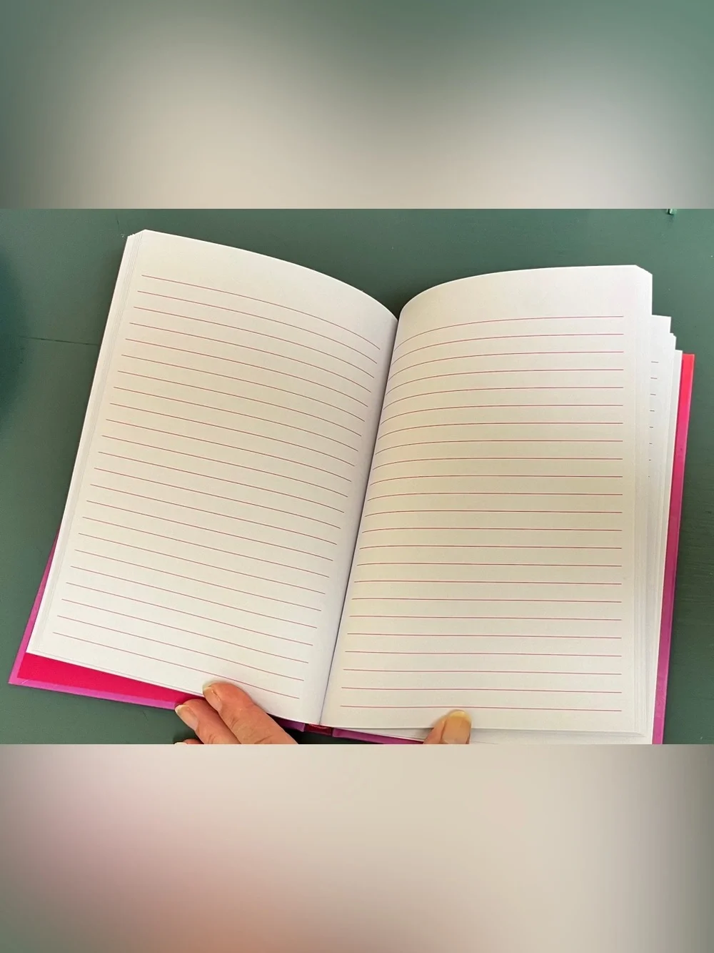 Journal Notebook “Happy Thoughts” in Pink Ombre Hardcover NWT